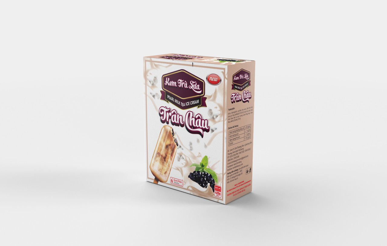 Kem trà sữa trân châu